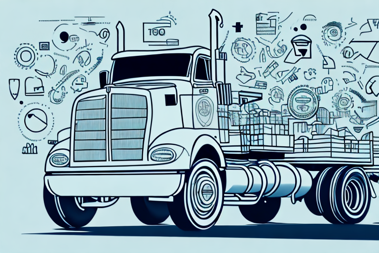 A large 40-tonne truck