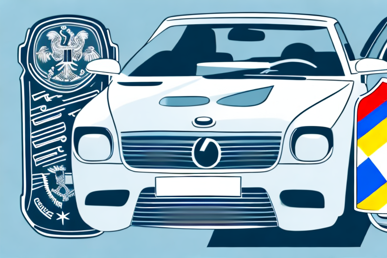 Two different cars with switchable license plates