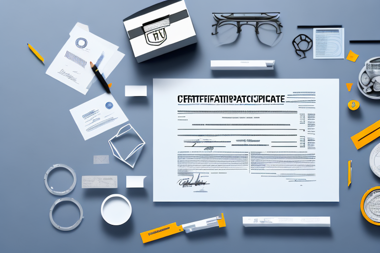A pile of various official documents and certificates