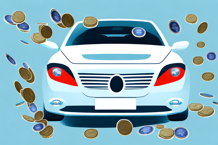 A car with various associated costs symbols