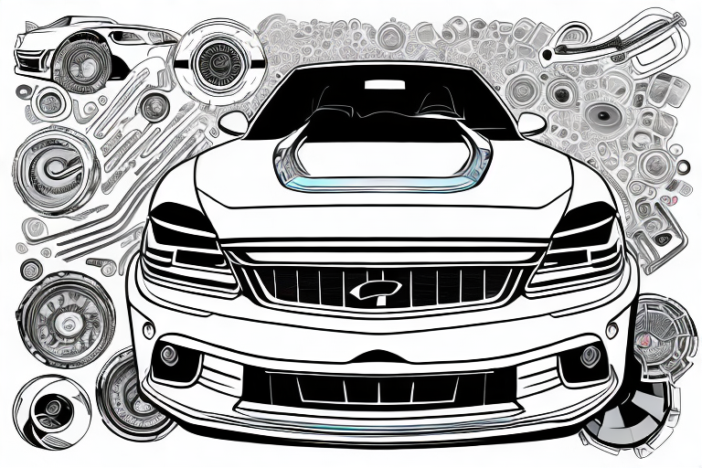 A variety of auto tuning accessories such as spoilers