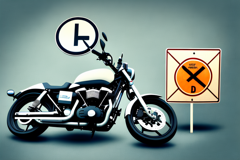 A motorcycle with a loud exhaust