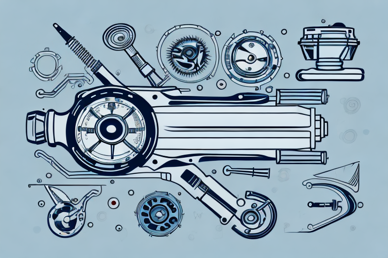 A 2-stroke scooter engine being tuned