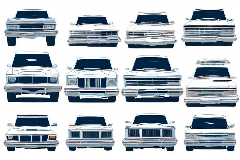 Several different types of vehicle bodies (like sedan