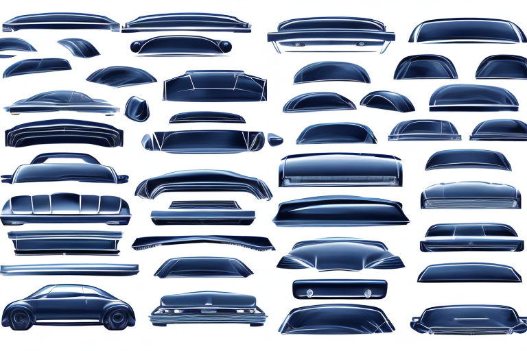 Various high-quality car body parts such as doors