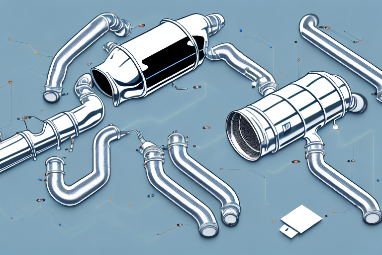 A car exhaust system being tuned
