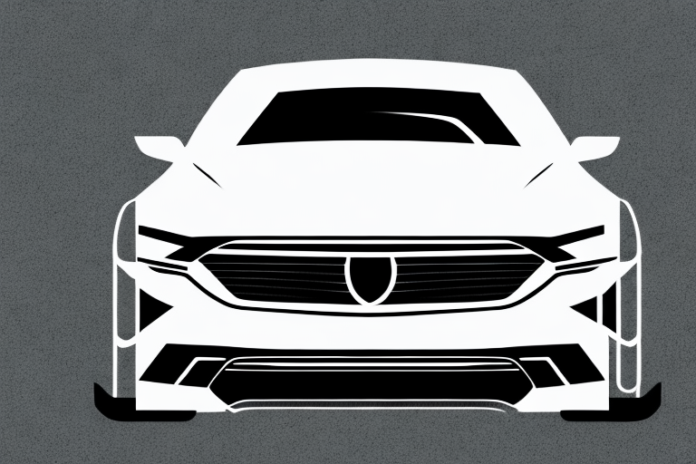 A car with blackened headlights