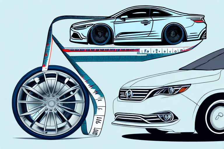 A car with a significantly lowered suspension