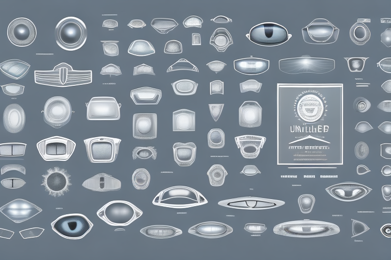 Several different types of headlights
