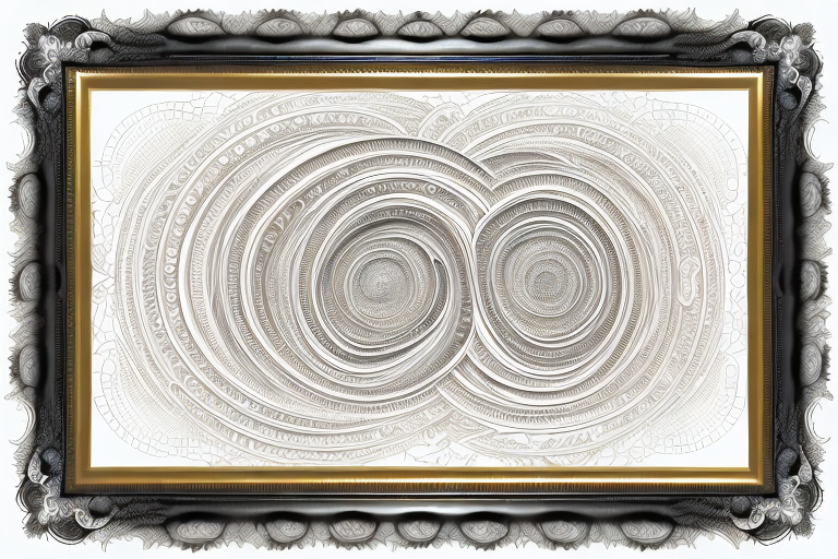 A beautiful piece of artwork in a gallery