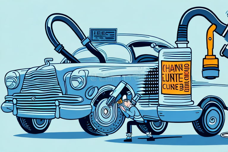 A car engine being cleaned with a hose