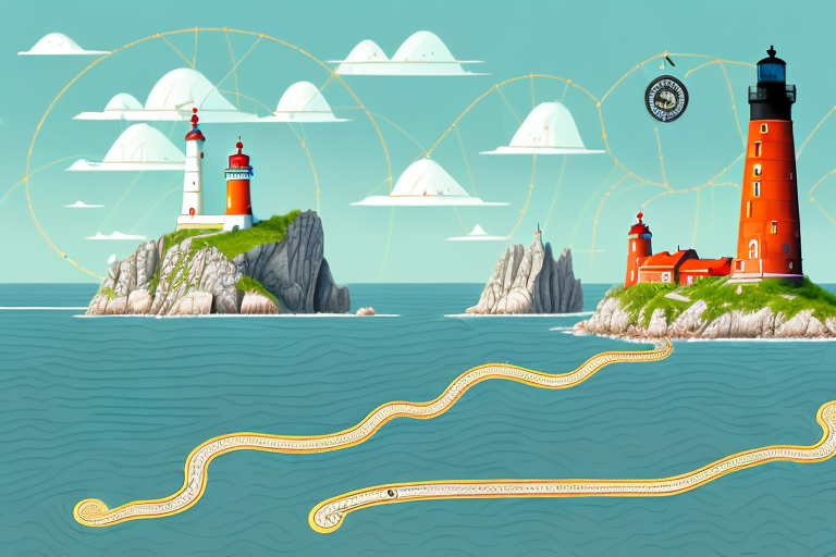 A scenic baltic sea coastline with a winding trail