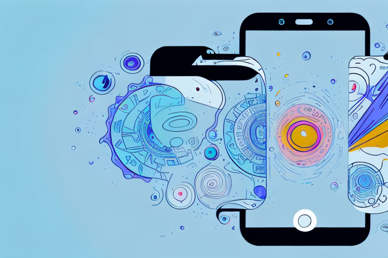 A smartphone with a dynamic