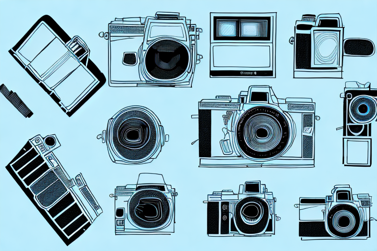 A camera adjusting its white balance