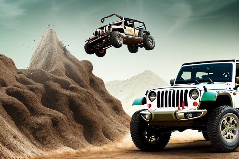 Various types of off-road vehicles like a jeep