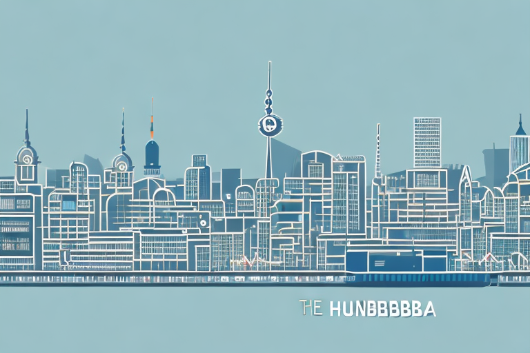 The urban landscape of hamburg