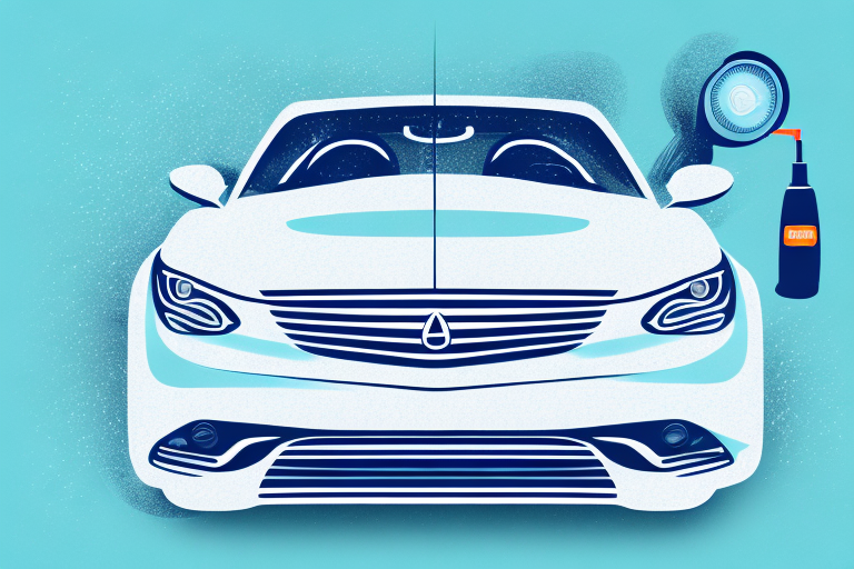 Various car care products like wax