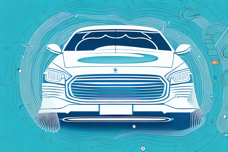 A car equipped with park distance control sensors