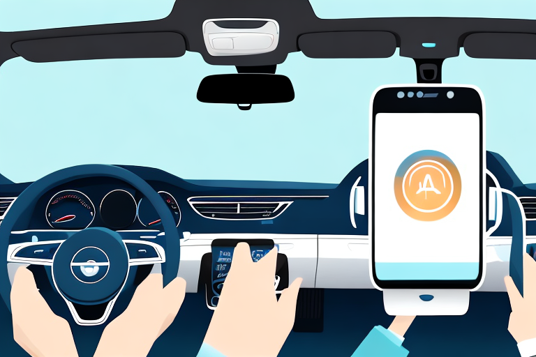 A car interior focusing on the dashboard