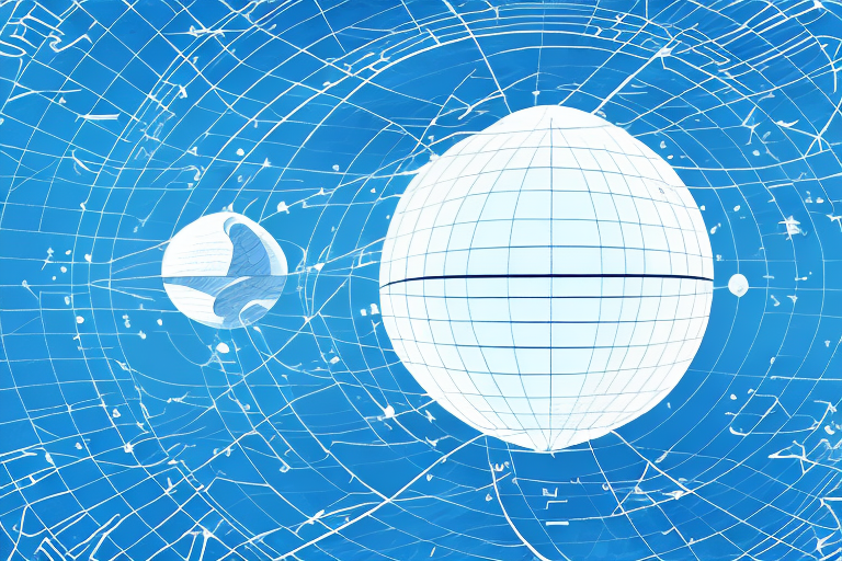 A gps satellite orbiting earth