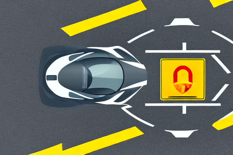 A car equipped with safety features like seat belts