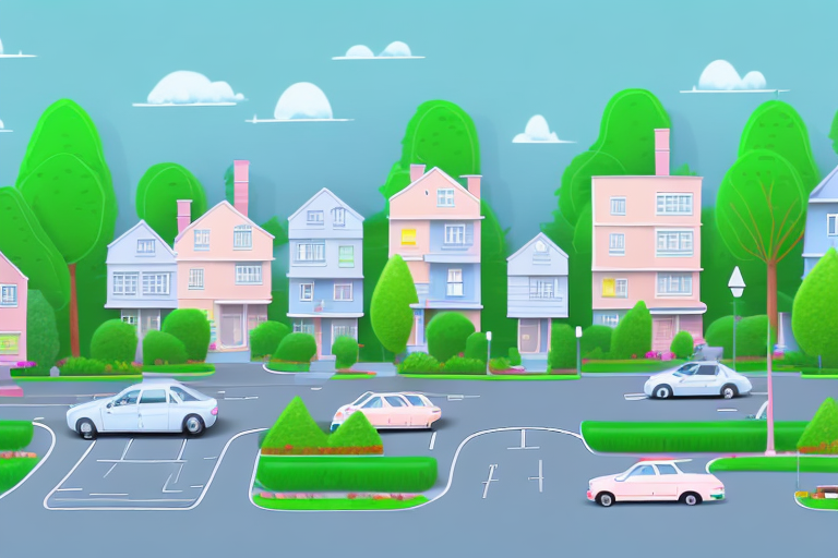 A peaceful residential street