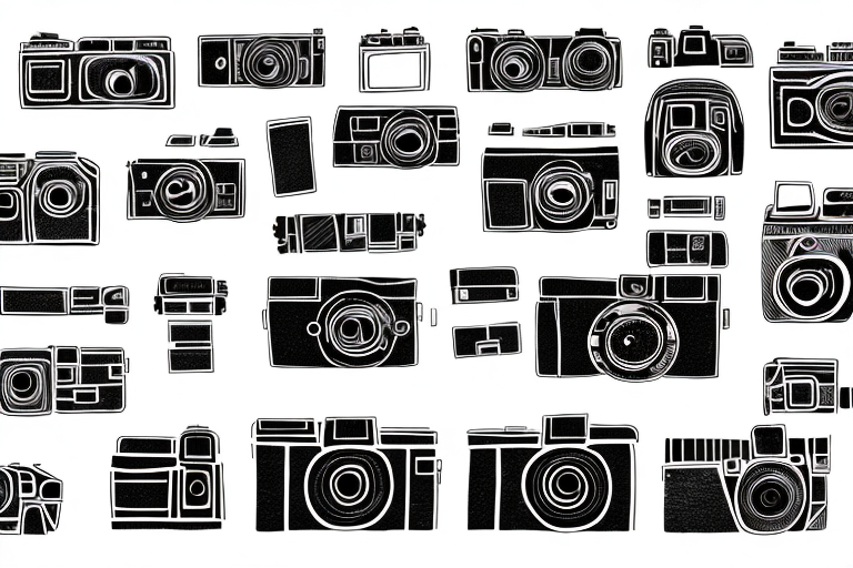 A variety of cameras
