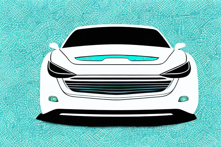 A car being wrapped in a stylish