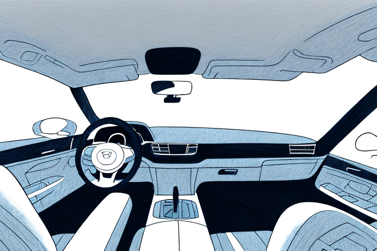 An open car interior showing various measures like silica gel packets