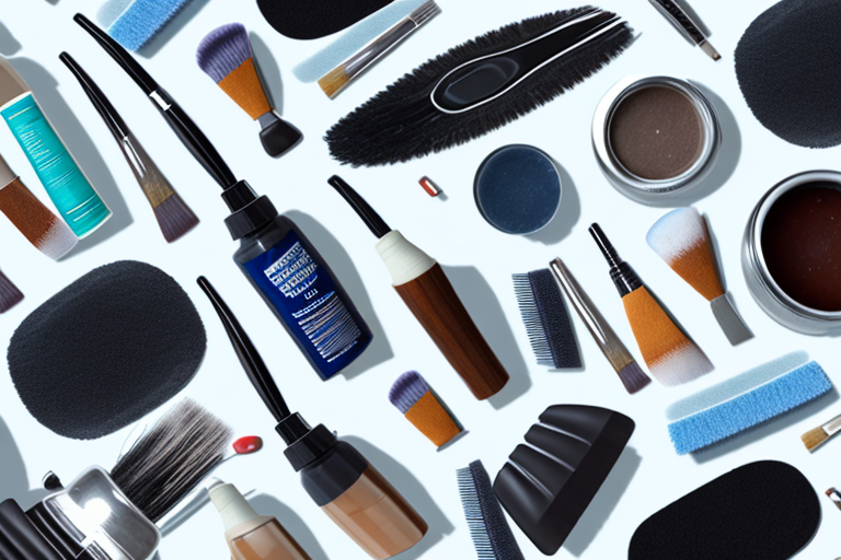 Various car care products like leather conditioners