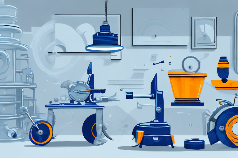 Alloy wheels being sanded down