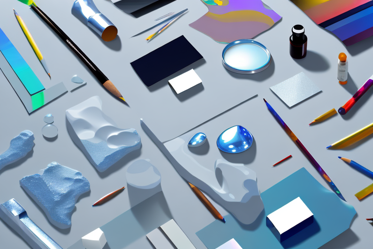 Various objects with glossy surfaces such as a freshly polished car