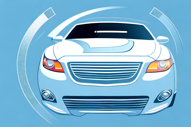 A car with a shiny
