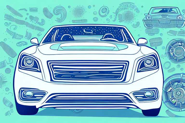 Several different types of cars