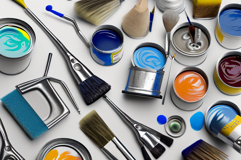 Various tools such as a wire brush