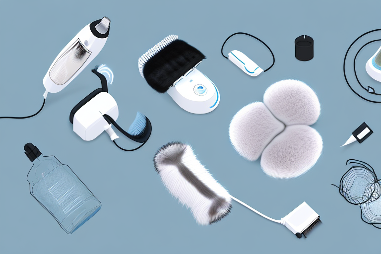 An electric pet hair remover device