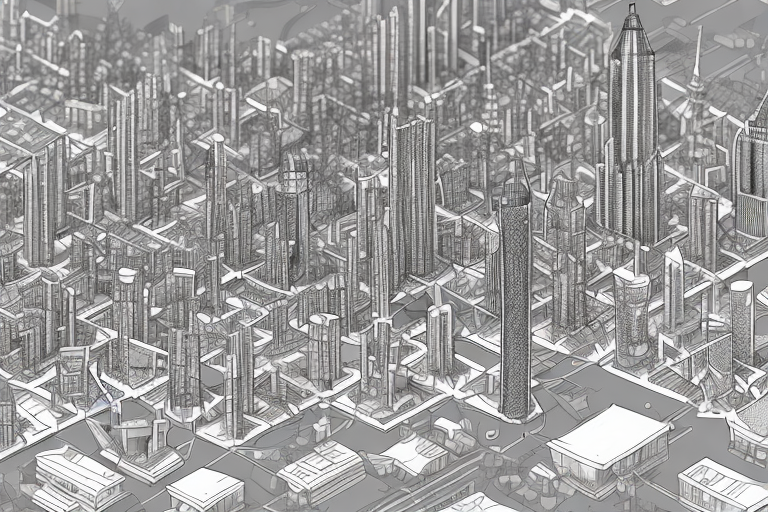 A detailed cityscape of pinneberg