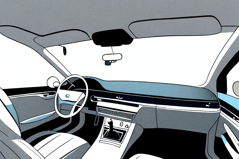 A car interior being thoroughly cleaned and restored
