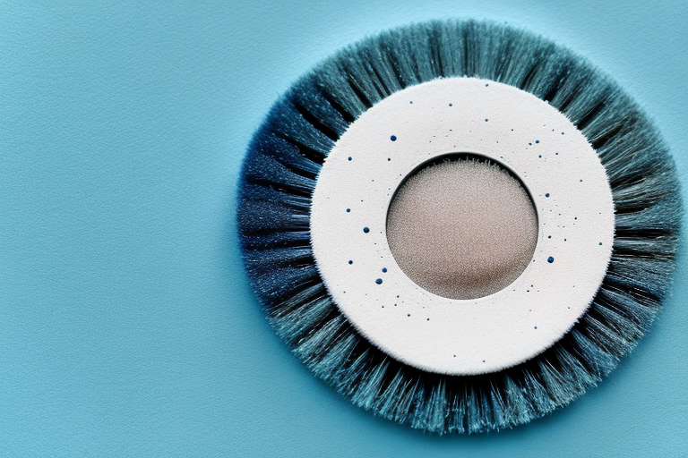 A car brake disc and a brush