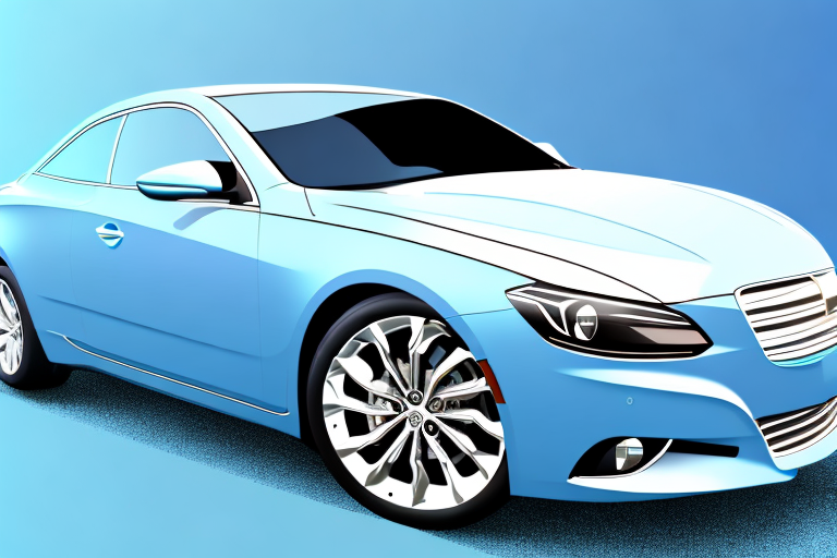 A car with a glossy