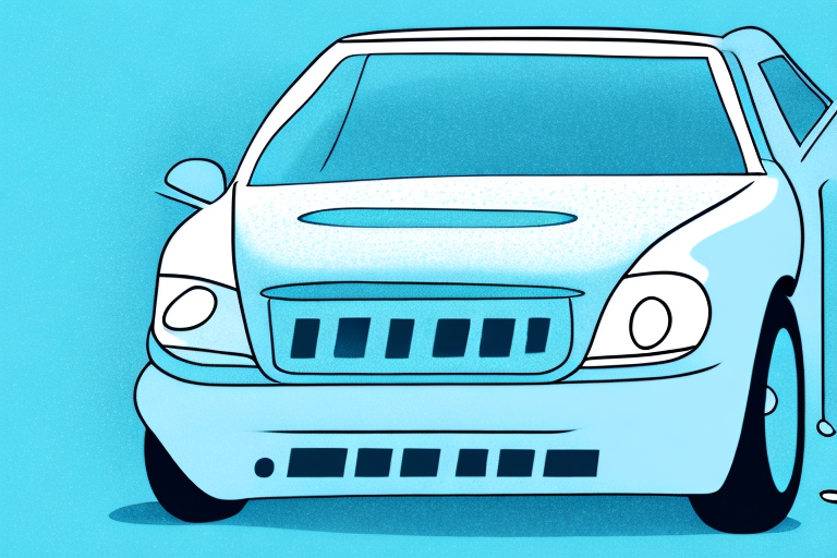 A car with foggy windows in a cold environment