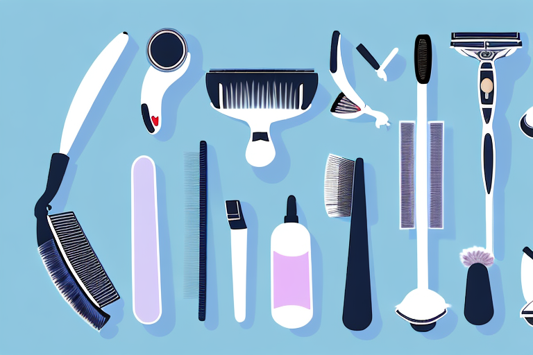 Various pet hair removal tools such as a vacuum