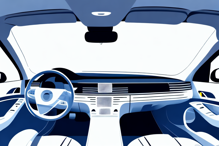 An interior of a car