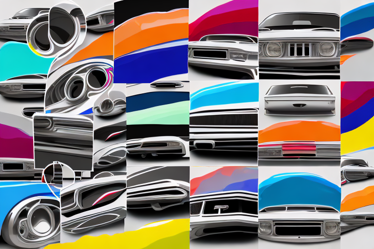 Various car parts (like doors