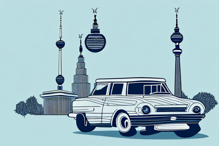 A car halfway through the foiling process