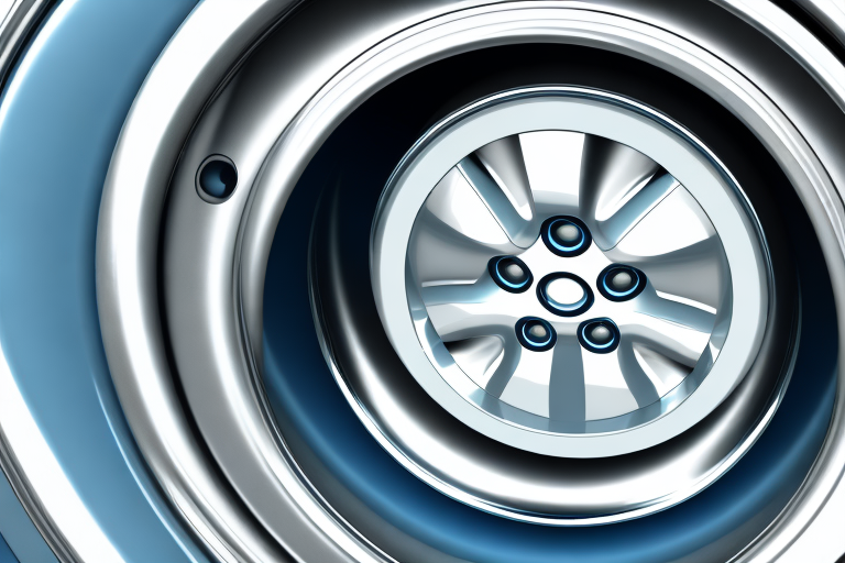 Aluminum car rims being cleaned