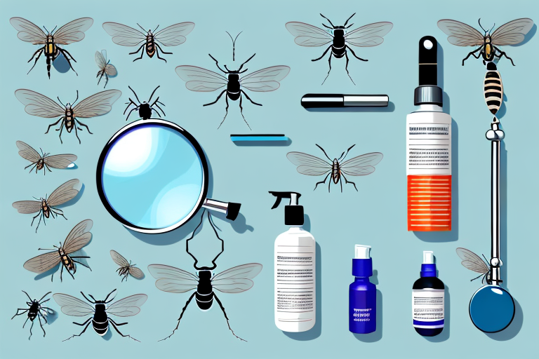 Various insect removal products lined up