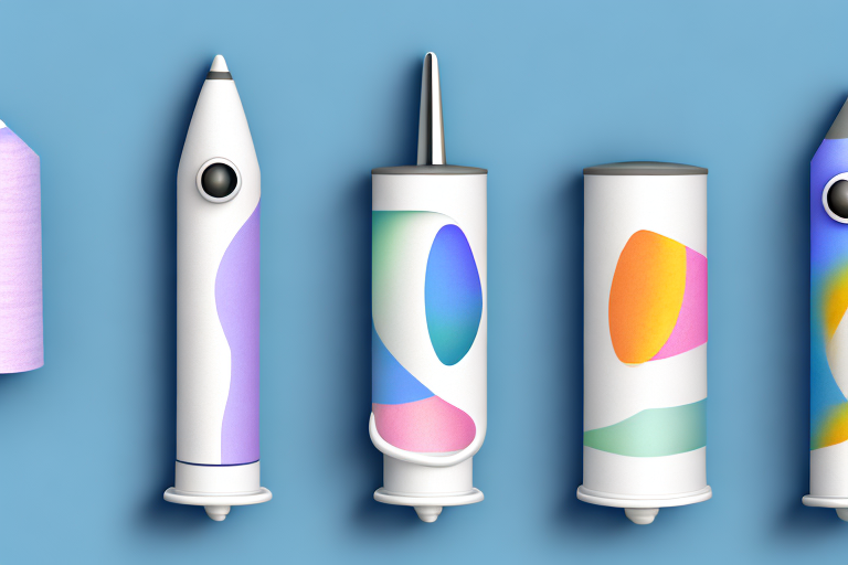 Various models of lint rollers displayed side by side