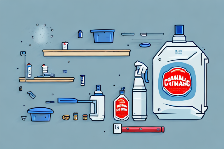 A tank being sealed with common household items like a roll of duct tape