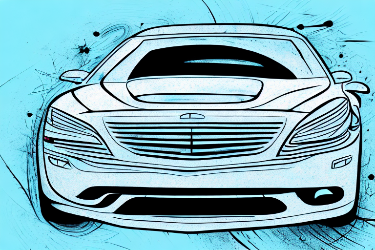 A car with visible scratches on its surface